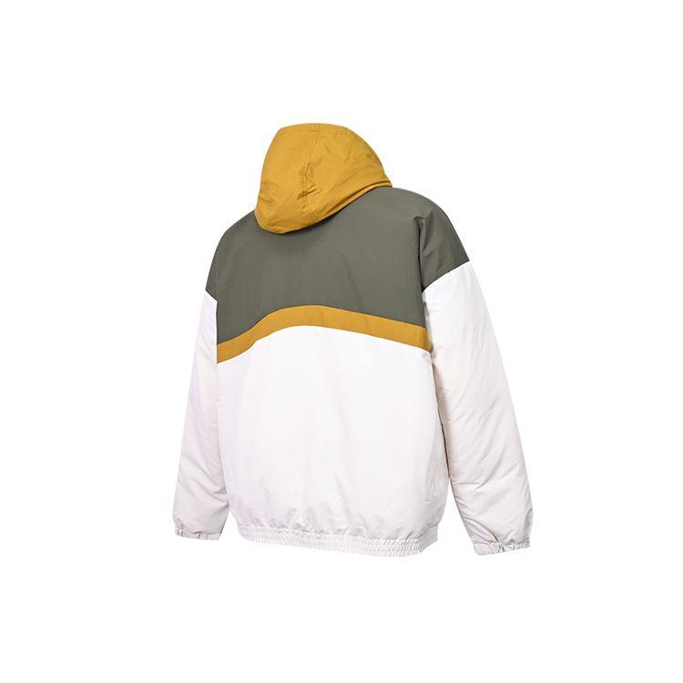 Vans Пуховик с капюшоном Color Block, мужские куртки, белые VN0A5F7B3KS