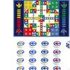 Flying Chess Carpet Crawling Mat Set Puzzles Easy To Carry Travel Game Pad Portable Board