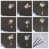 Tassel Flower Hair Stick Chinese Style Hanfu Hair Stick Elegant Pearl Hair Stick  Party