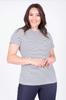 Women's Big Size Blouse Crew Neck Basic T-Shirt