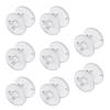 Набор из 8 прозрачных держателей для шнуров жалюзи, веревок, для окон, домашнего офиса, штор