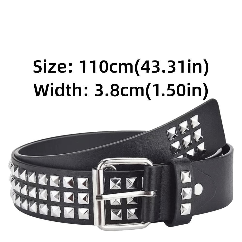 Retro Rivet Belt Punk Nightclub Rock Style Belt Trend Jeans Belt  Fashion Decoration