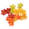 100Pcs Artificial Fall Silk Leaves Wedding Favor Autumn Maple Leaf Decorations