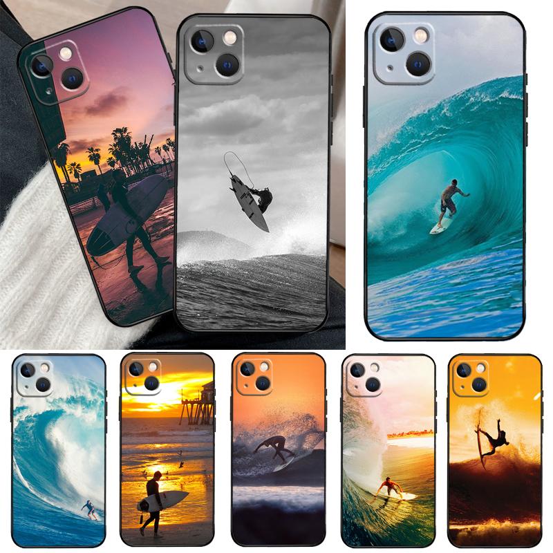 California Surfing Waves Case For Samsung Galaxy M35 M21 M12 M13 M14 M15 M06 M16 M36 M56 M31 M53 M32 M52 M55 M34 M54