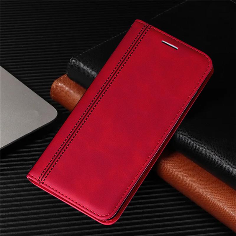 Book Leather Flip Wallet Phone Case For iPhone 15 14 13 12 11 Pro Max X XR XS Max 7 8 15 Plus Shockproof Soft Cover