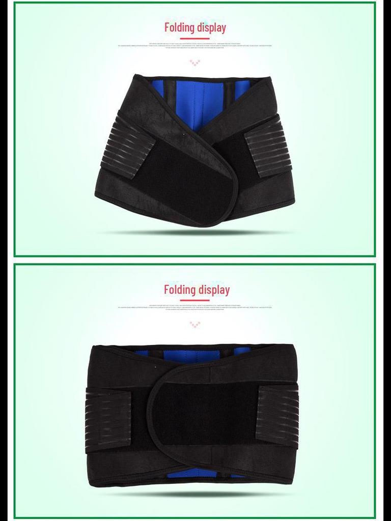 Неопреновый спортивный пояс для поддержки талии - регулируемый и теплый фитнес-пояс