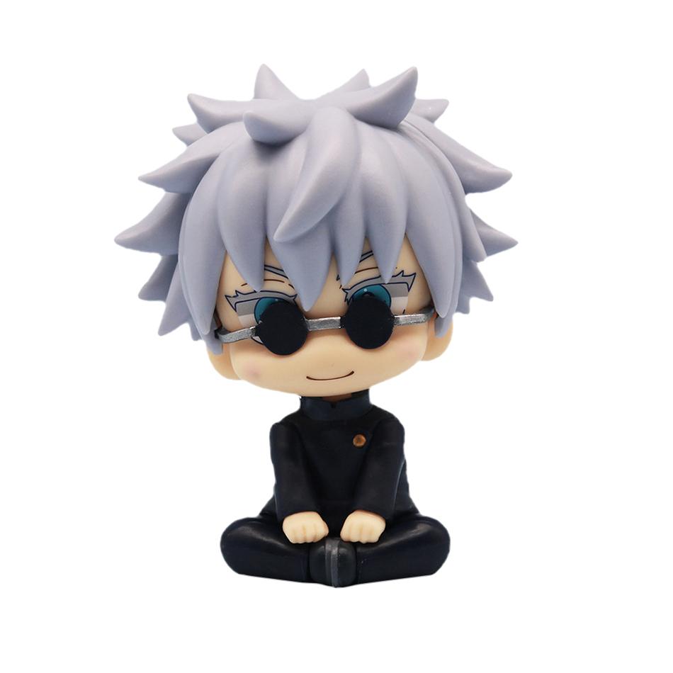 Фигурки Jujutsu Kaisen в стиле Q-version, милые Юдзи Итадори, Годзё Сатору, ПВХ фигурки действия, модель фигурки аниме, игрушки, коллекционная кукла, подарок