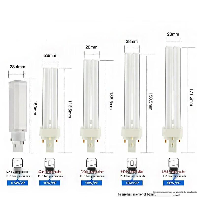 Two-Pin Energy-Saving Lamp Bulb