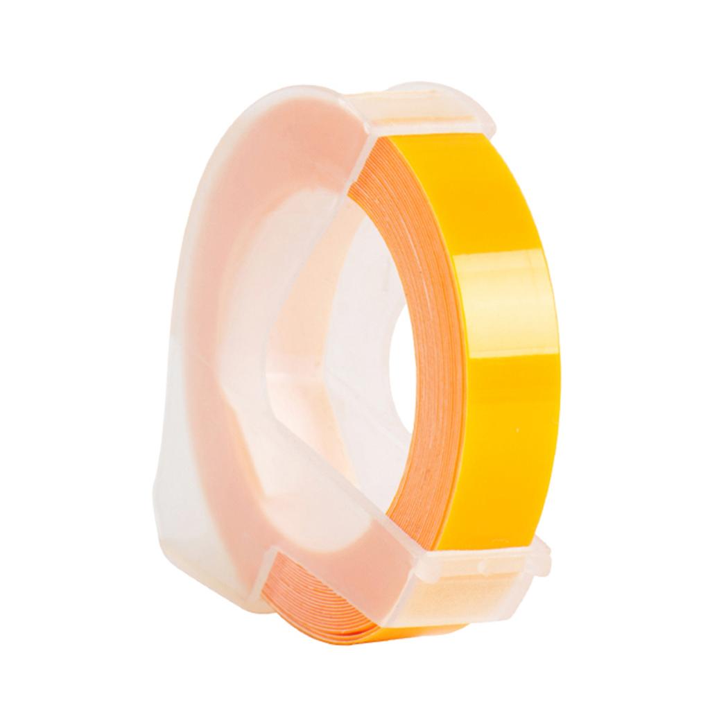 Запасная лента для 3D-пластмассового тиснения этикеток для устройства для изготовления этикеток DYMO 12965 1610 с 3/8 дюйма * 9,8 футов, 1 шт.