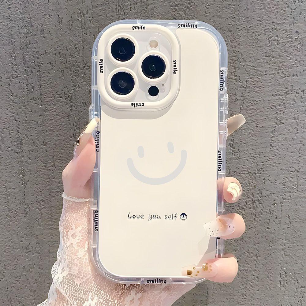 Простая рожица для чехла мобильного телефона iPhone17ProMax 14 Apple 13 с мелкими отверстиями 12/15 премиальный 16 мягкий чехол