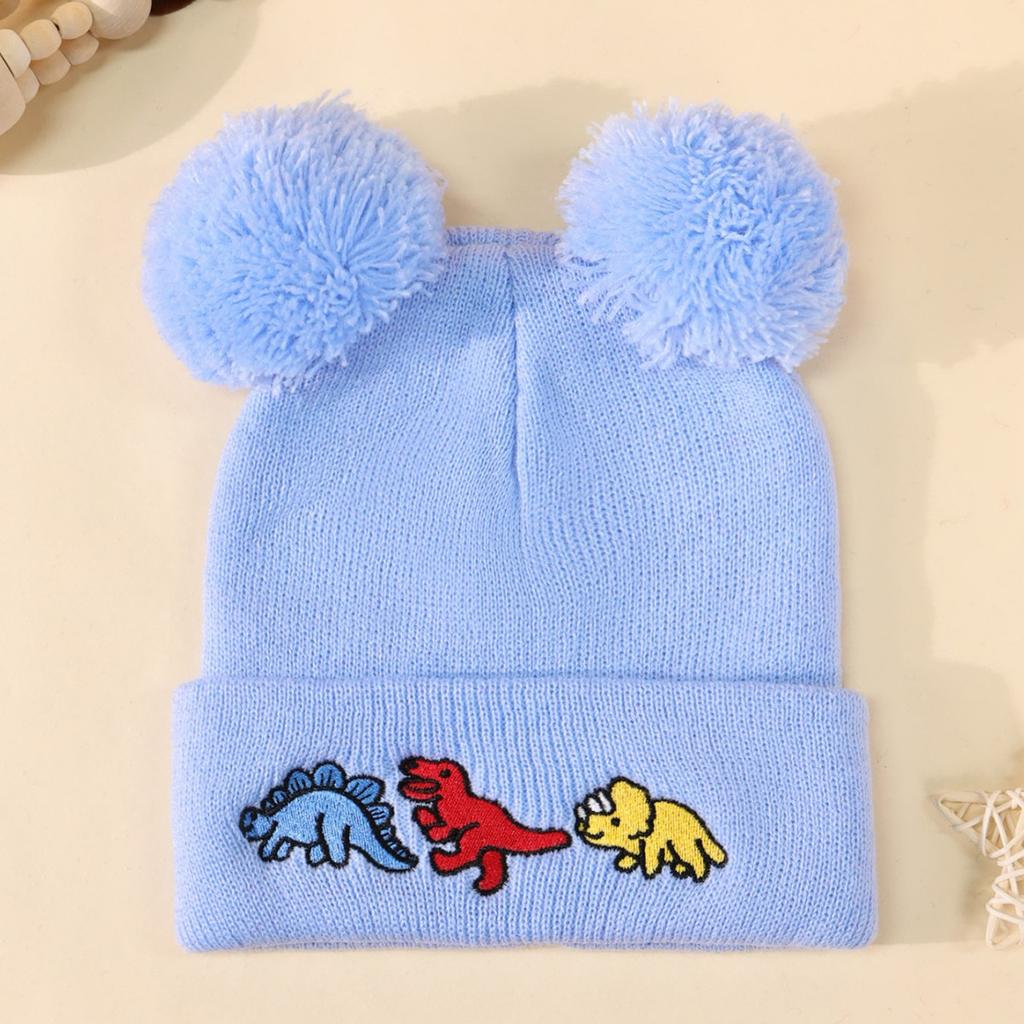 Knitted Hat Embroidery Various Candy Colors Men'S And Women'S Cold Hats Pullover Hats Couple Embroidery Knitted Wool Hats