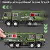 1:18 Scale NOMADISM RV Model Toy Car Music Light Alloy Body Rubber Tires Off-road Motor Home Models Kids Collectible Item