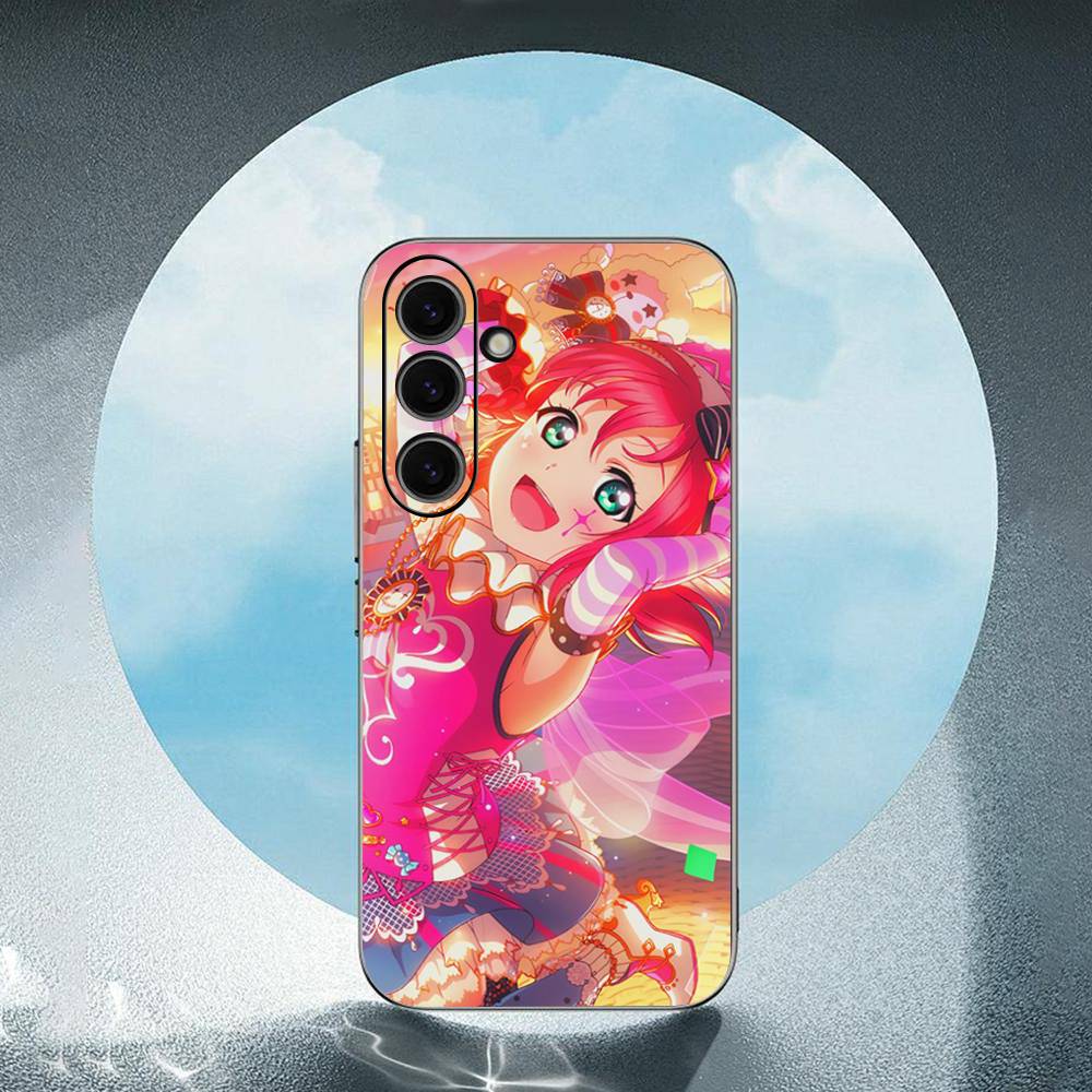 Love Live School Idol For Samsung Galaxy S23 S24 S25 Ultra S22 Plus S21 Black Soft Case Waterproof Soft Case