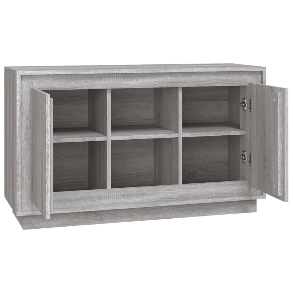 Sideboard Gray Sonoma 102 x 35 x 60 cm Particleboard