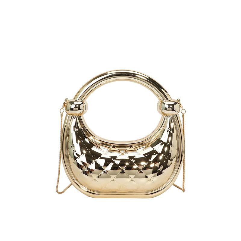 Women's bag 2025 new European and American fashion gradual change color messenger box bag niche hand carry rope knot dumpling bag tide