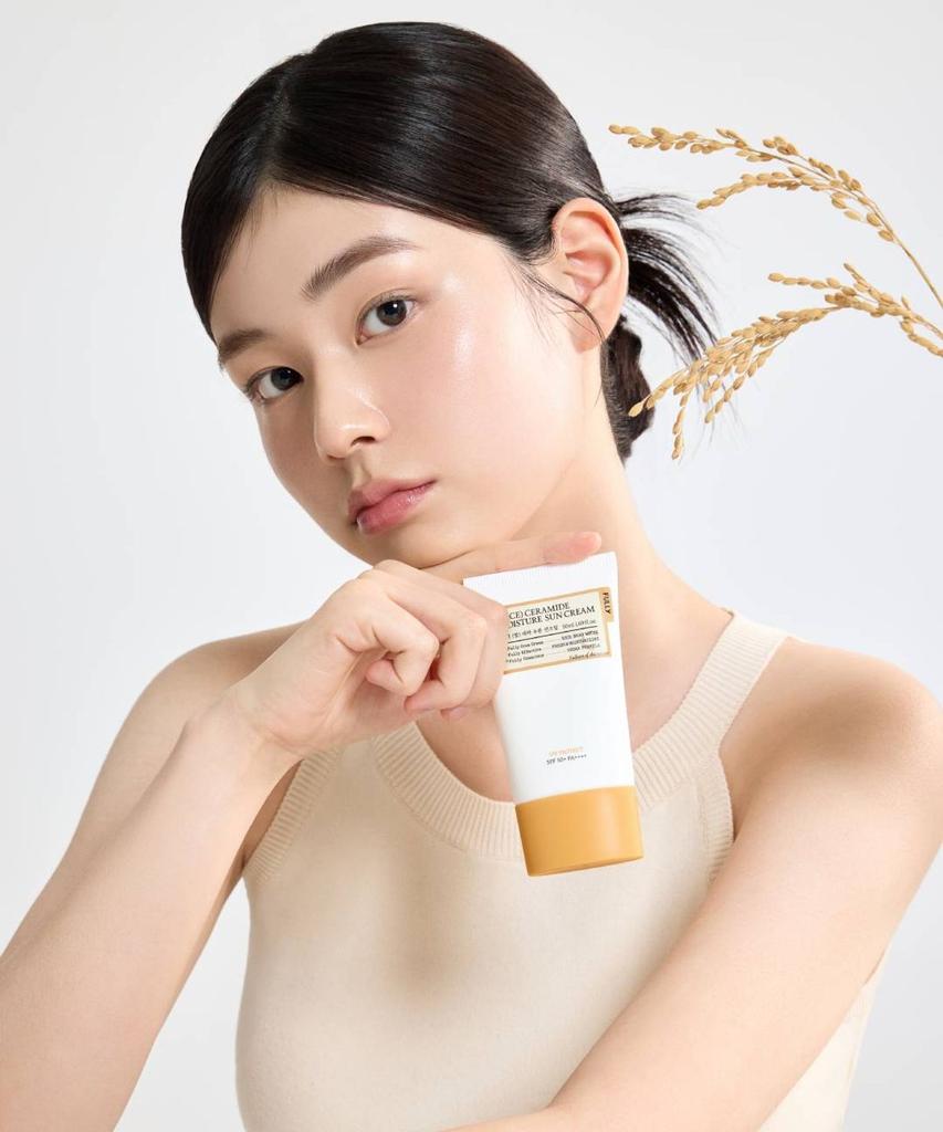 [SET] Ssalcera Sun Cream 50ml + Exosome Firming Tone-Up Sun Cream 50ml (Purple)