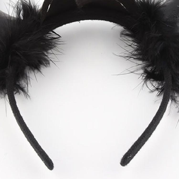 Повязка на голову с рогами дьявола, повязка на голову с бычьим рогом, головной убор с рогом демона на Хэллоуин, обруч для волос с рогом дьявола, диадемы на Хэллоуин