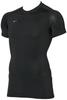 Dry Accel Bio Gear Compression Training Round Short UV 2021 Black Size M Shirt, Neck, Sleeves, Moisture-Wicking, Quick-Drying, Stretch,