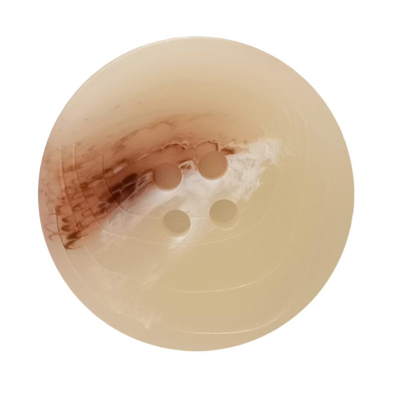 Resin Four-Eye Button-Up, Blazer, Clothing Accessories, Accessories, Trench Coat, Double-Sided Nylon Fur Coat Buckle.