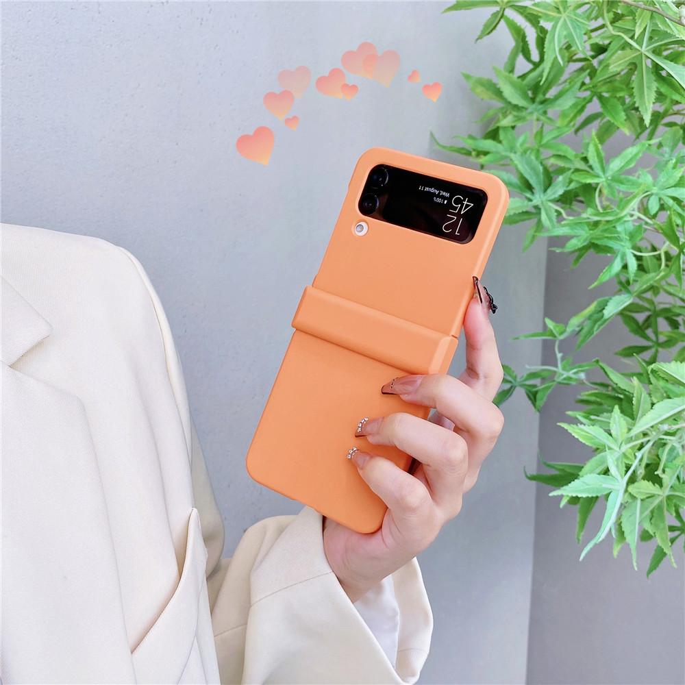Матовый чехол для телефона Samsung Galaxy Z Flip 4 Galaxy Z Flip 4, однотонный ультратонкий чехол-книжка Flip4 Shell