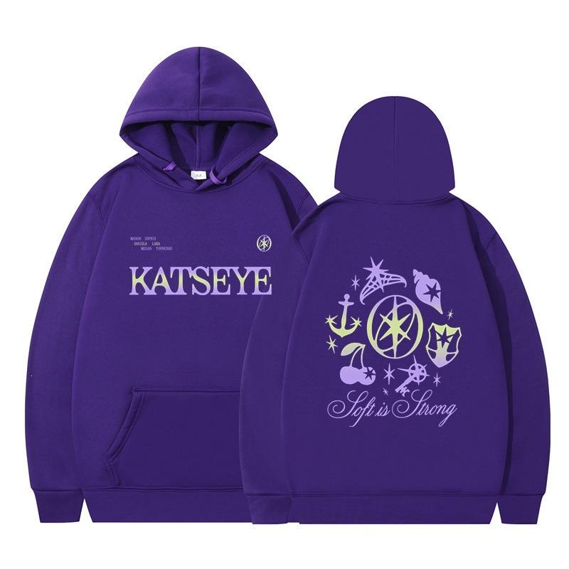Spring and Autumn new sweater KATSEYE new album hooded sweater for fans retro fashion men and women print