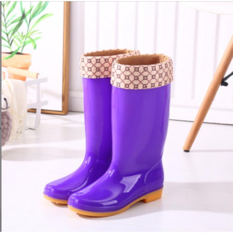 Четыре сезона высокие женские дождевые сапоги для уборки столовой водонепроницаемая обувь резиновые сапоги для ванной рабочей защиты резиновые сапоги мамины рабочие сапоги водные сапоги
