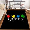 Queen Rock band Carpets and Rug 3D Printing Carpet Floor Mat Living Room Bedroom Large Area Soft Carpet-JM004