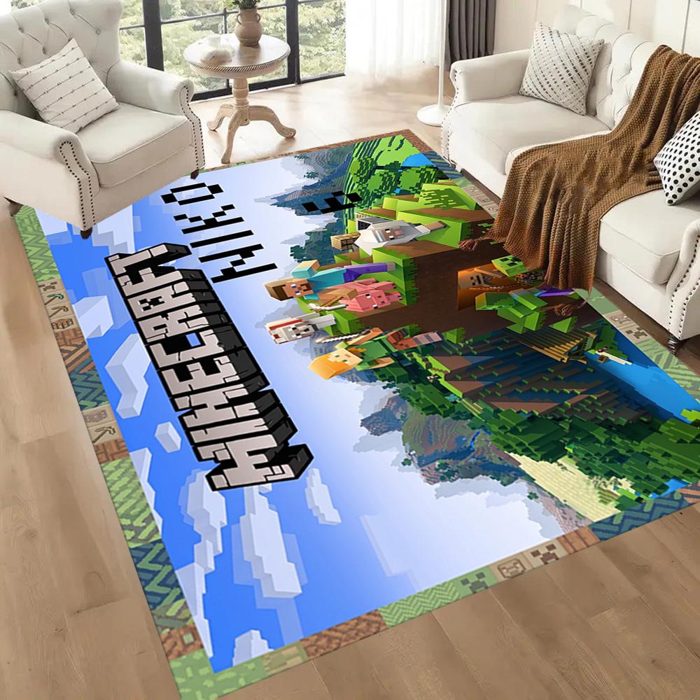 Minecraft 19 Carpet Design for Decorate room Bedrooms Balcony Kitchen Antislip Carpet Anime Office Decor Wedding Party Gift