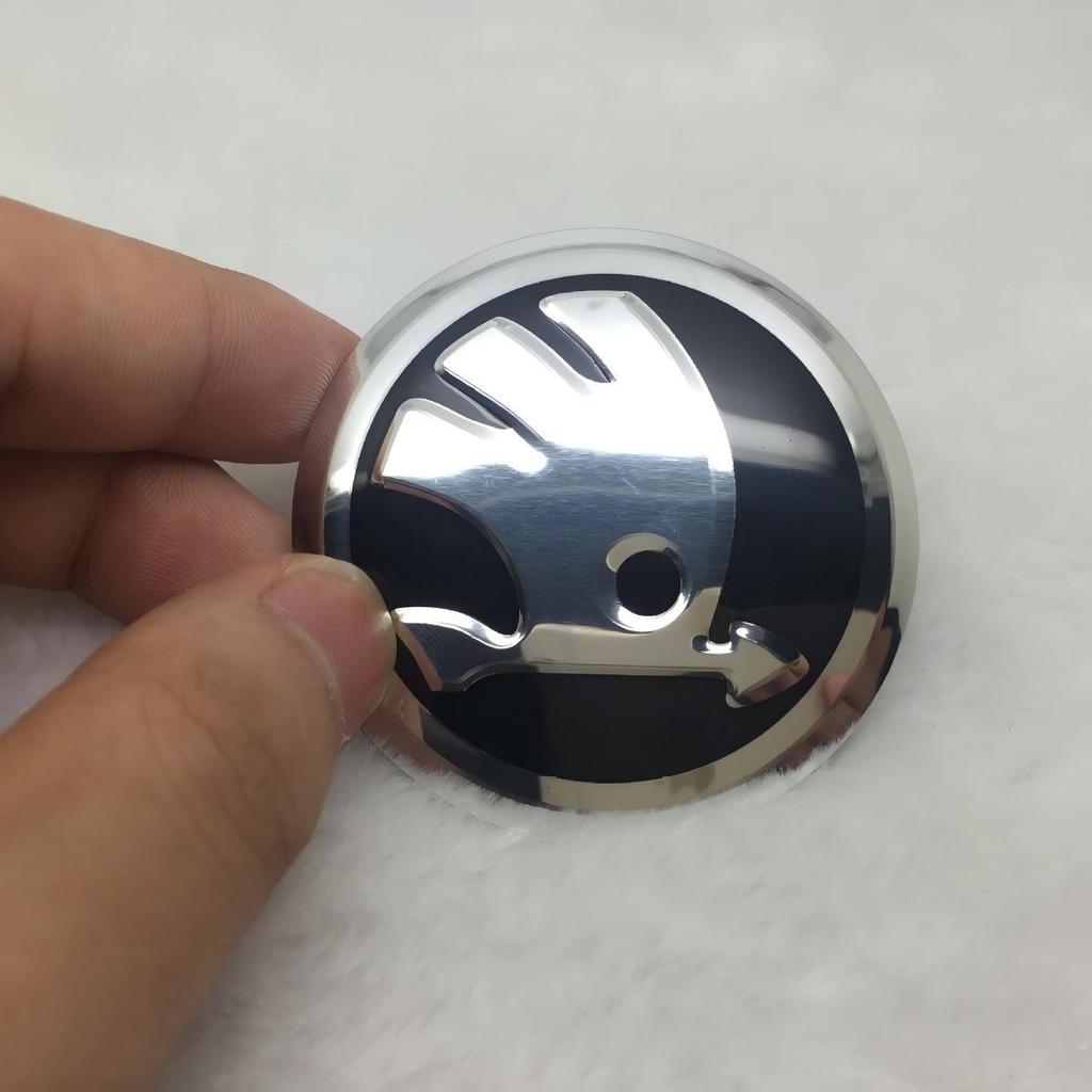 Персонализированная металлическая наклейка на колпак колеса для Skoda - Декоративная 56мм/65мм