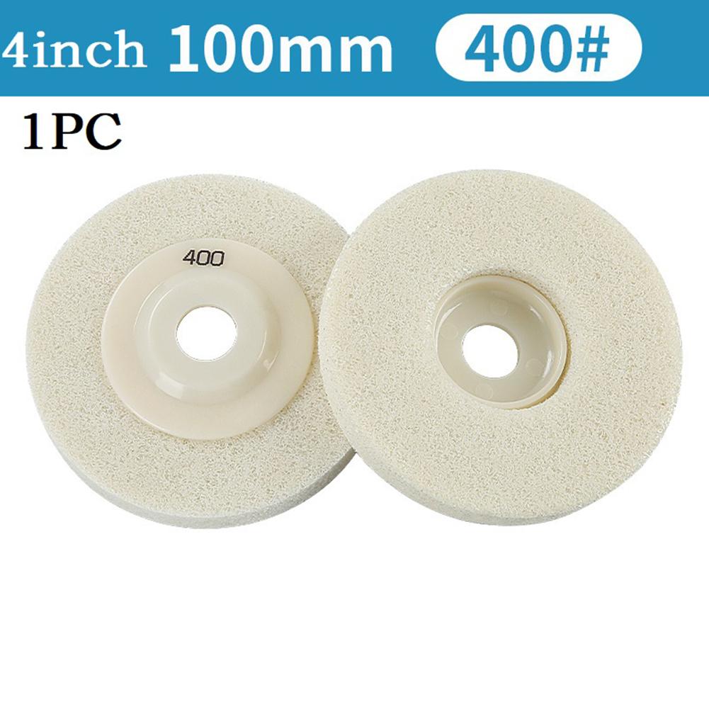 Полировальный круг, 4 дюйма, угловая шлифовальная машина с зернистостью 60-3000, нейлоновое волокно