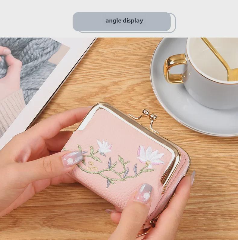 Trendy Mini Student Coin Purse: Stylish Small Wallet with Large Capacity Accordion Card Holder for Women