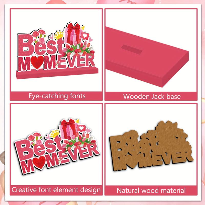 Mother's Day DIY Handmade Multiple Styles Decorative Cartoon Floral Pattern Ornaments Gift Chic Crafts Unique Creative Decorations