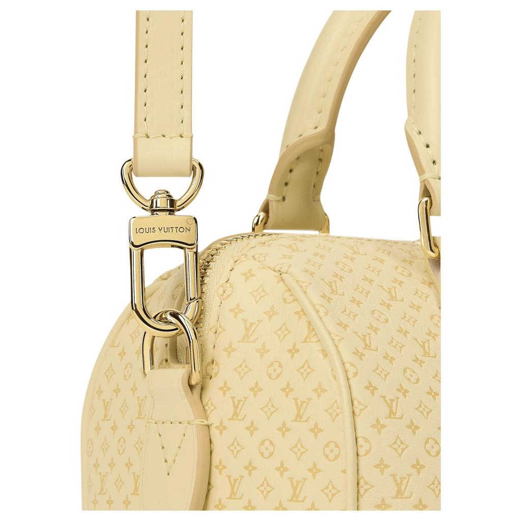 LOUIS VUITTON Speedy Cow Leather Boston Bag, One Shoulder Handbag Women's Yellow M29494