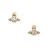 Vivienne Westwood London Orb Pattern Logo Rhinestone Earrings Women earrings 62010220-02P102