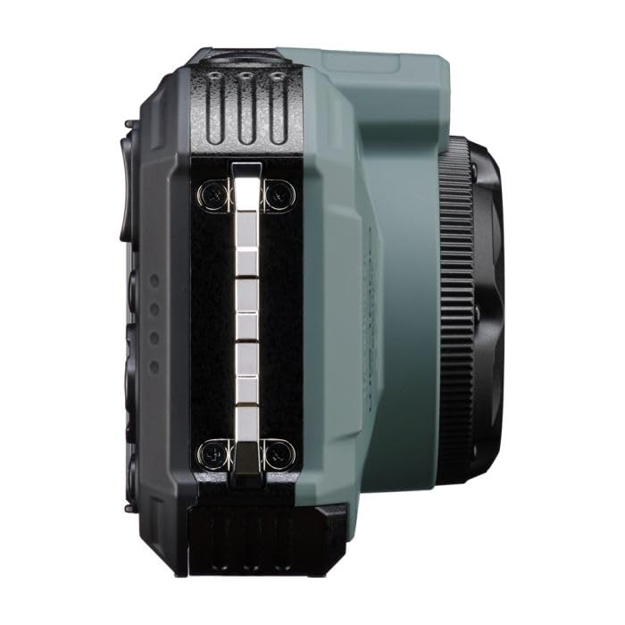 Компактная цифровая камера PENTAX 15м 2м CALS 4x Оптический зум 32ГБ SD-карта в комплекте WG-1000, Водонепроницаемая, Пылезащищенная, Ударопрочная, Режим, 16МП, Зум, (оливковый)