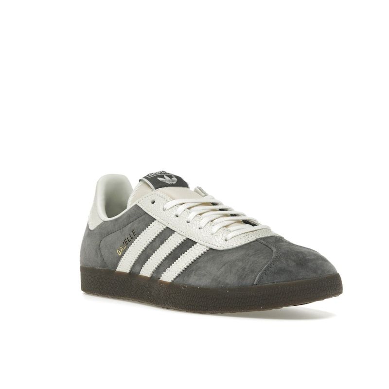 Adidas Gazelle Grey Off White Gum Unisex Sneakers Grey-Five Gum-5 JH6378