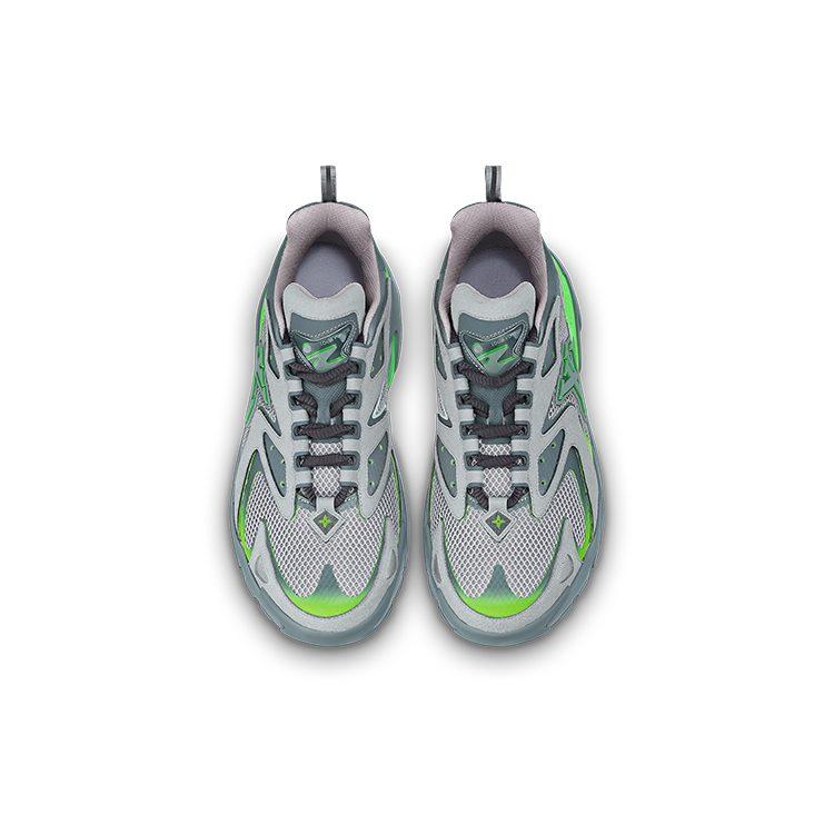 Louis Vuitton Кроссовки Runner Tatic Sneakers 'Серый Неоновый Зеленый' 1ABLZ5