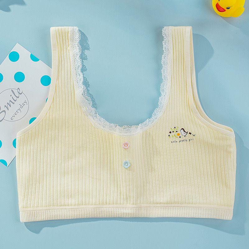 Детский тренировочный бюстгальтер для девочек, нижнее белье для подростков, жилет, нижнее белье для подростков, одежда для периода полового созревания, От 8 до 14 лет