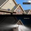 Outdoor Waterproof Solar Light, Separate Sensor Light, 333 LEDs, Motion Sensor, 4-Light, IP65 Waterproof, 5M Extension Cord, 2400mAh High Capacity,