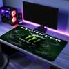 Коврик для мыши с логотипом Monster Energy - Нескользящая резиновая основа, Гладкая поверхность для работы, игр, офиса и дома, Настольный коврик для мыши