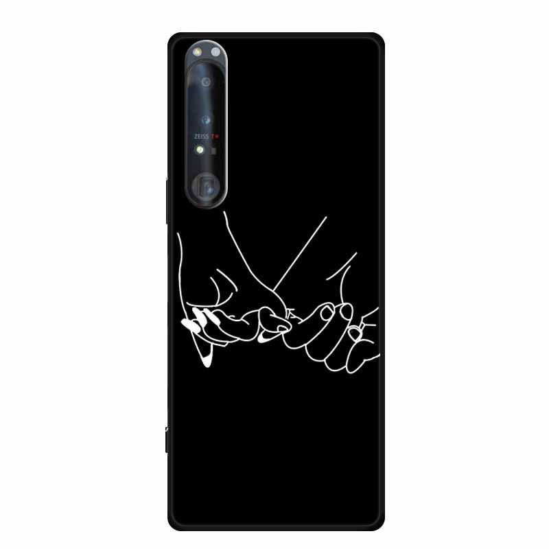 Простой окрашенный ТПУ мягкий чехол-накладка с полым дизайном для Sony 1 IV