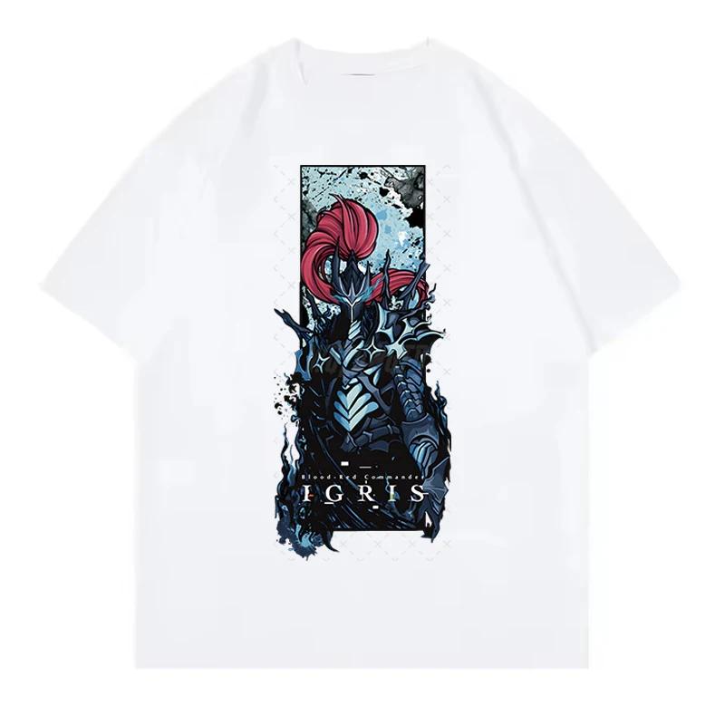 Summer Fashion Men's T-shirt Graphic Cool Style Street Anime Retro T-shirt Men's T-shirt Solo Plain Sung Jin-Woo Casual Pure Cot