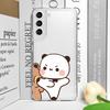 Смешной Мультяшный Чехол для Телефона Пара Dudu Bubu для Samsung Galaxy A55 A54 A53 A14 A16 A36 A13 A15 A25 A07 5G Мягкая Крышка Парные Чехлы