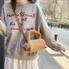 New Autumn and Winter Capybara Hand Carry Pillow Bag Girls Sweet Bucket One Shoulder Oblique Span Fashion Plush Bag