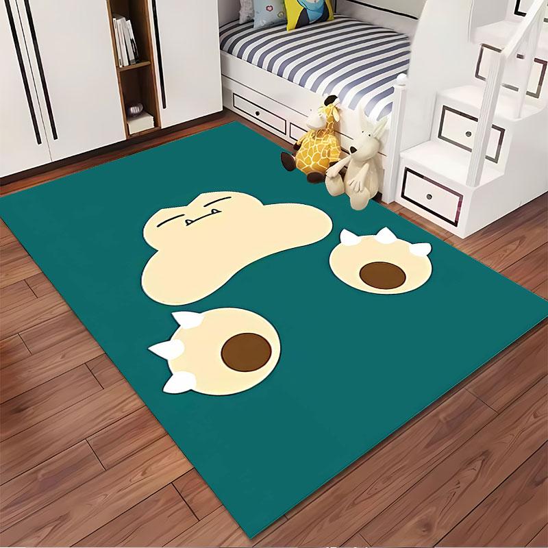 Cute Monster Face Carpet Design suitable as a non-slip mat for the living room or bedroom sofa