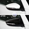 Черные крышки боковых зеркал с рисунком из углеродного волокна для VW JETTA MK6 Volkswagen Passat B7 Scirocco Beetle CC Eos Замена