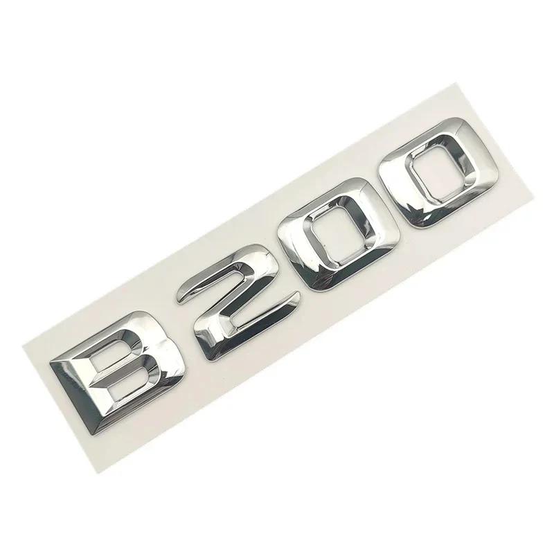 3D Car Trunk Letters Logo Badge Emblem Decals Stickers For Mercedes Benz B180 B200 B220 B250 B260 W246 W245 CDI Auto Accessories BF1