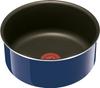 Tefal One Handed Pot 20cm For Gas Fire Only Neo Grand Blue Premier Titanium Extra 4 Layer Coating L61430 with Removable Handle IH "Ingenio Saucepan"