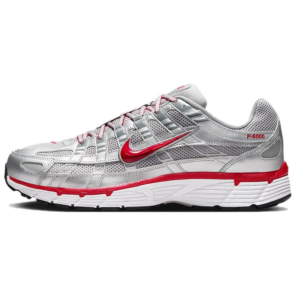 New Nike P 6000 Metallic Silver Gym Red CD6404-024