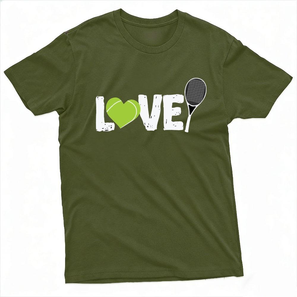 Tennis Love Graphic Tshirt Vintage Distressed Print Short Sleeve Tee Casual Sports Tennis Lover Gift Cotton Daily Wear Tops